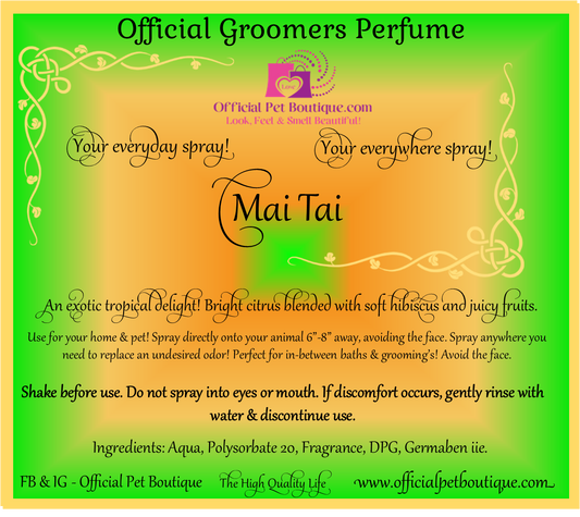 Official Groomers Perfume Mai Tai