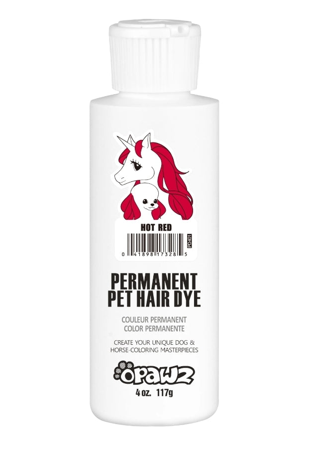 hot red permanent hair dye
