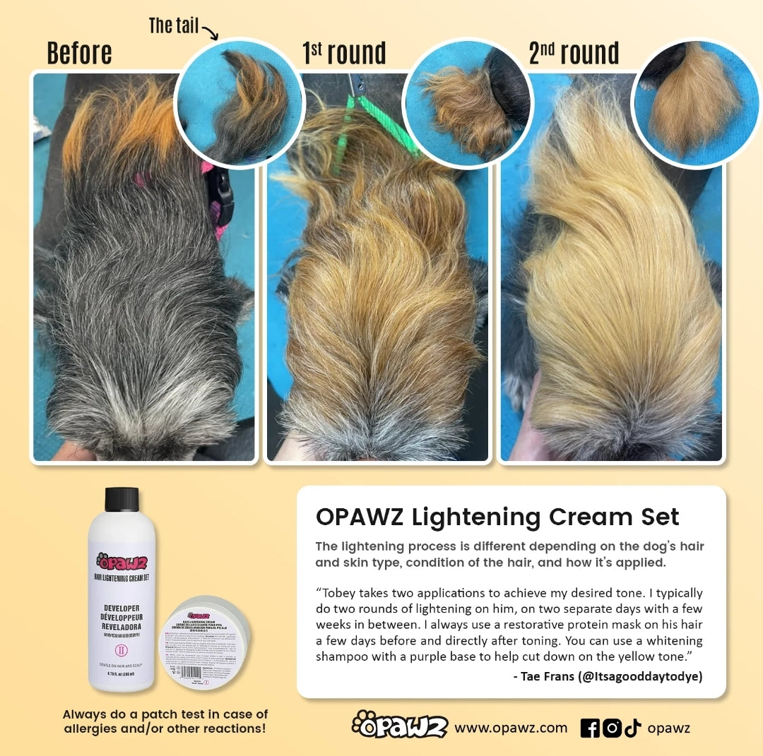 hair lightening cream