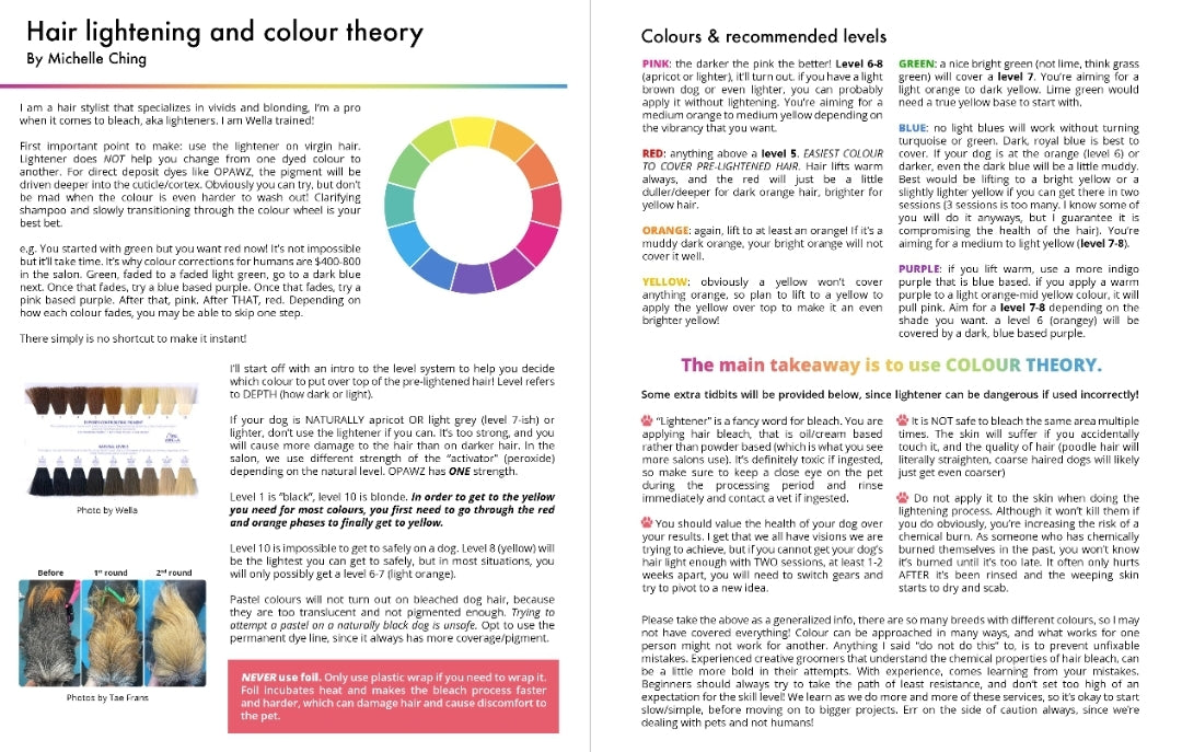 hair lightening developer