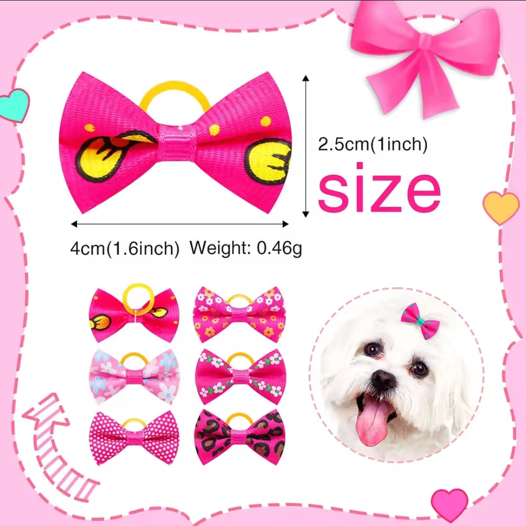 40pc pink bows