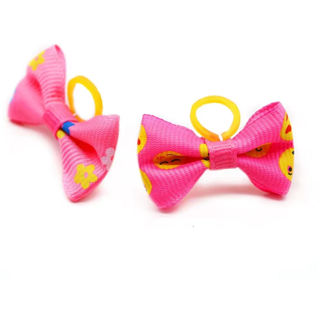 40pc pink bows