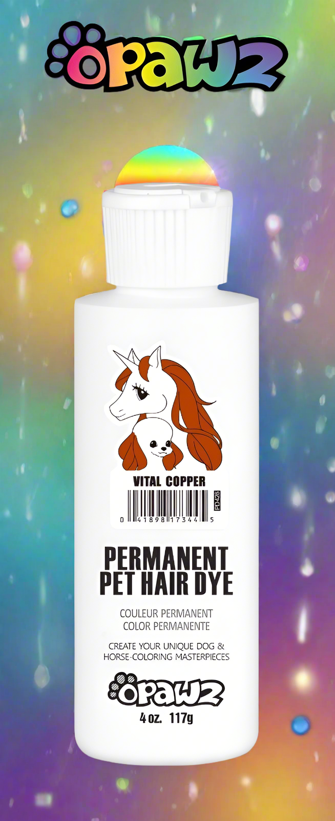 vital copper permanent pet hair dye