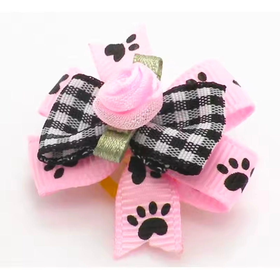 triple layer official groomer bows