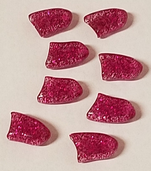 rose glitter fake nails for dogs - official pet boutique