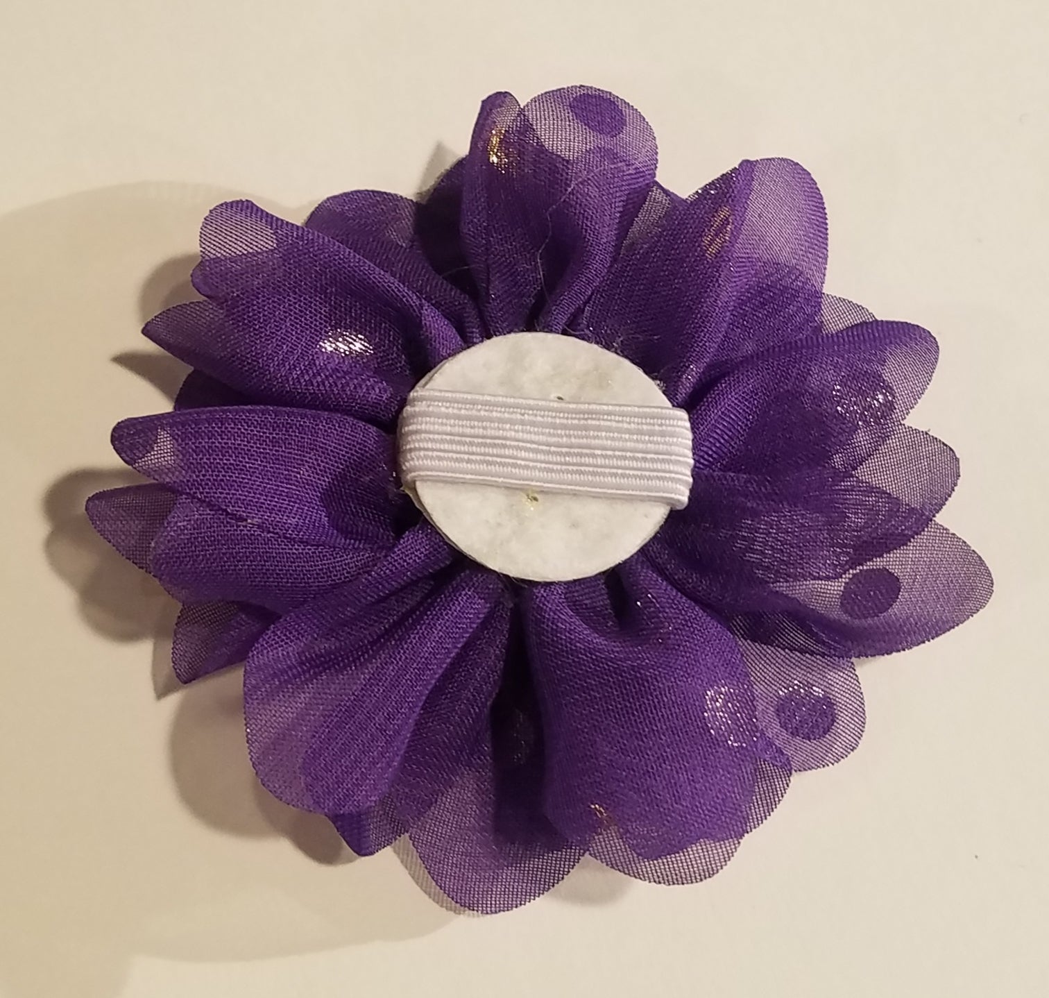 Bling with Gold Dots Flower Collar Accessory - Official Pet Boutique