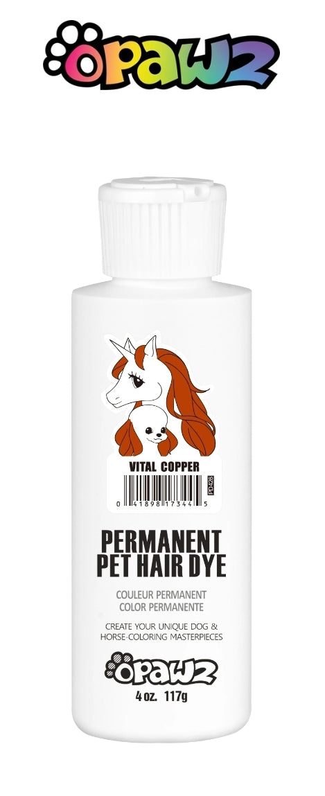 vital copper permanent pet hair dye