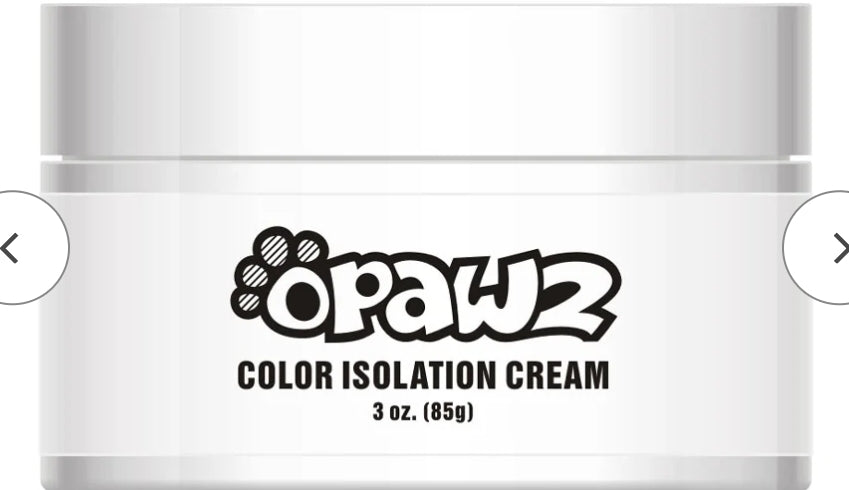 o paws color isolation cream