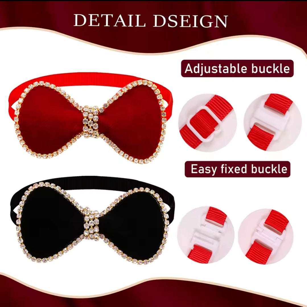 bling neck bowtie