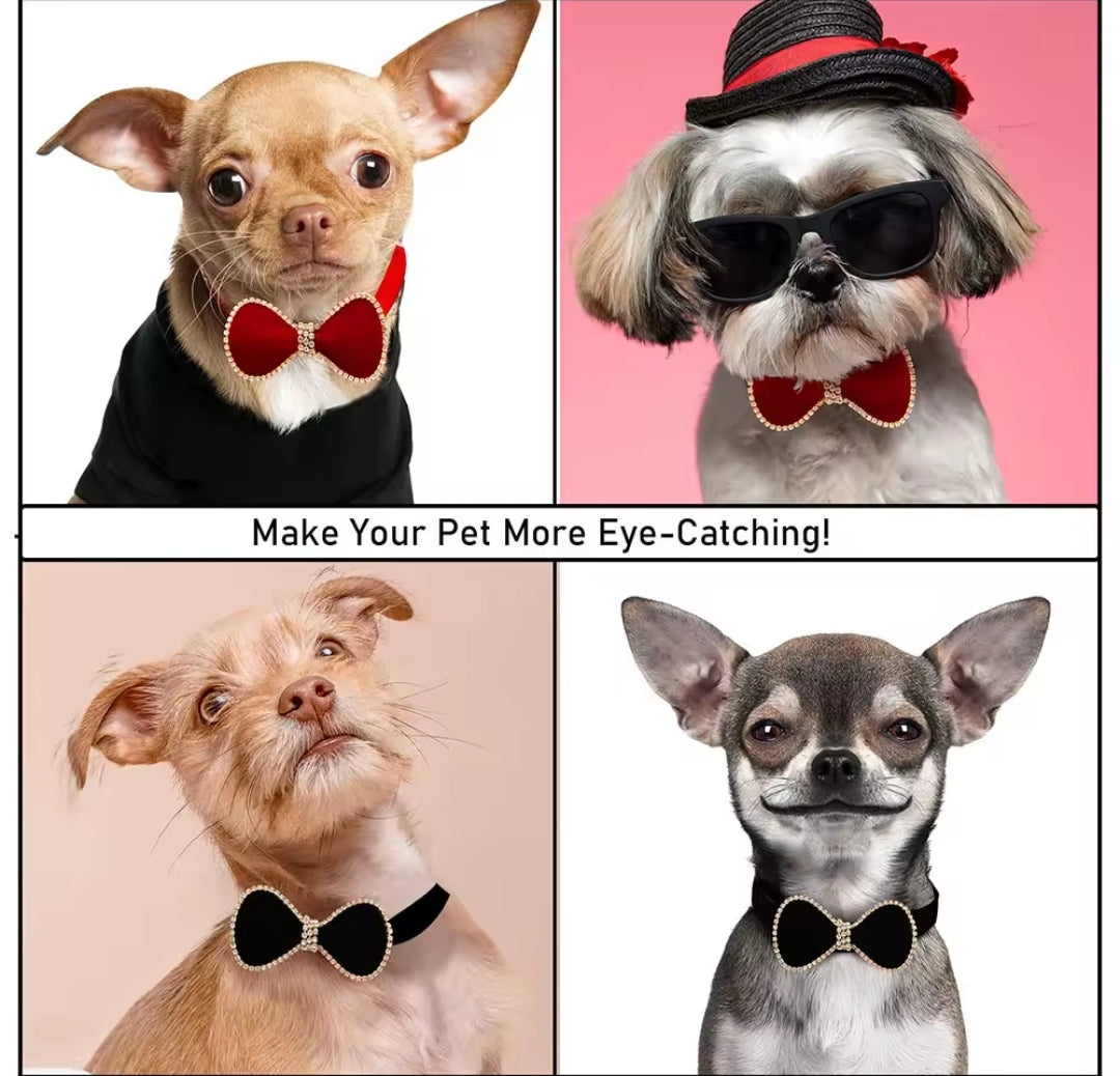bling neck bowtie