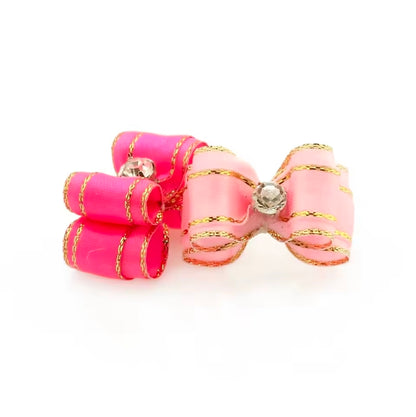 Bling Ribbon Hard Official Groomer Bows