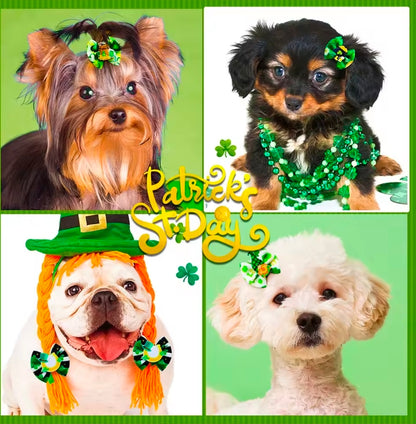 St. Patrick Day Official Groomer Bows