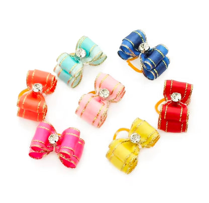 Bling Ribbon Hard Official Groomer Bows