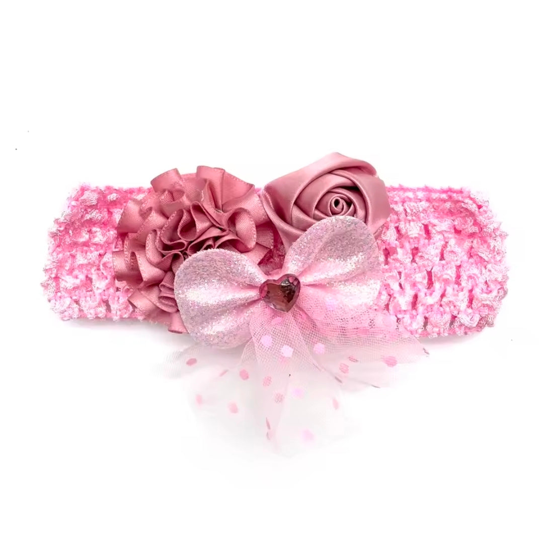 official groomer flower stretchy neck bands