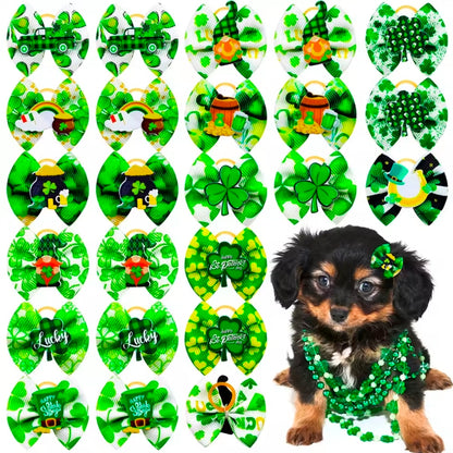 St. Patrick Day Official Groomer Bows