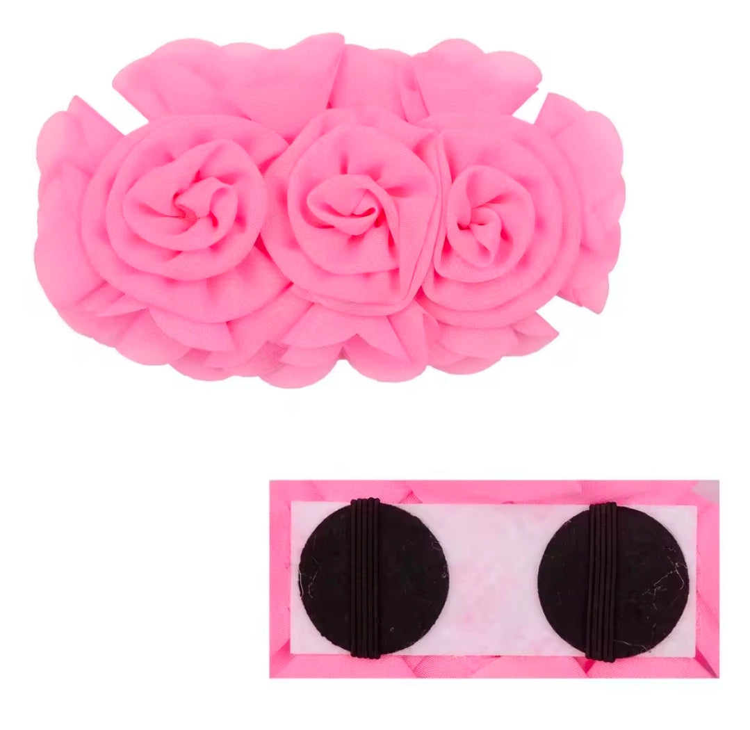 official groomer triple flower collar attachment