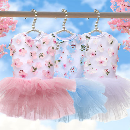Flower Dress Pink/Blue