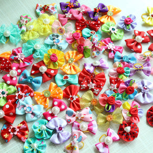 1.5" Bling Pet Hair Bows - Official Pet Boutique